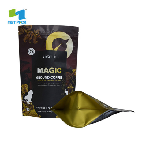 wholesale metallized standup food packaging pouch