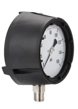 Dry Fillable Process Manometer Pressure Gauge With Adjustable Pointer