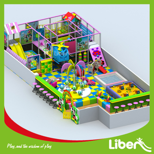 Indoor play with Ball Pool Pit Climbing structure