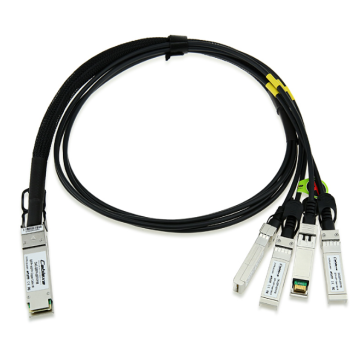 Compatible 40G QSFP+ to 4x 10G SFP+ Passive DAC Breakout Cable