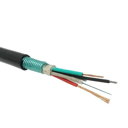 optical hybrid cable fiber and power cable types