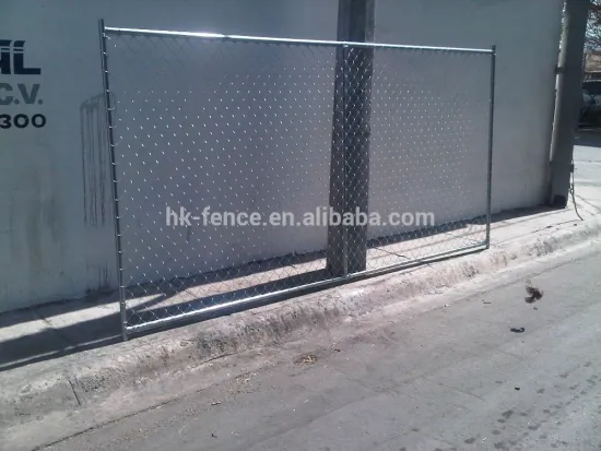 Galvanized chain wire temporary fence,movable diamond mesh temporary fence,construction/event security fence,Au & USA Standard