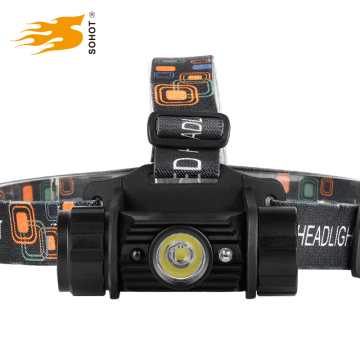 Aluminum alloy Rechargeable Led mining headlamp with head strap