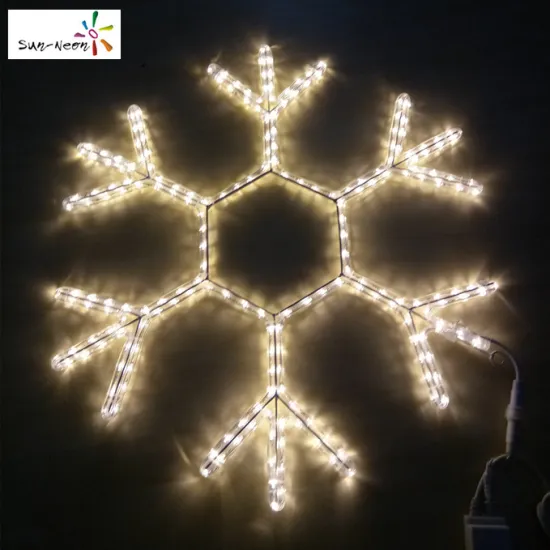 Good quality decorative outdoor lighted clear plastic snowflakes for sale