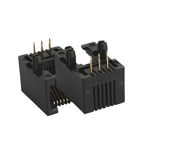 RJ11-Buchse 6P6C seitlicher Eingang 1X1Port