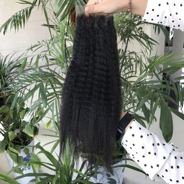 Large Stock 4*4 Lace Brazilian Hair Closure Kinky Straight ,Brazilian Curly Hair Germany