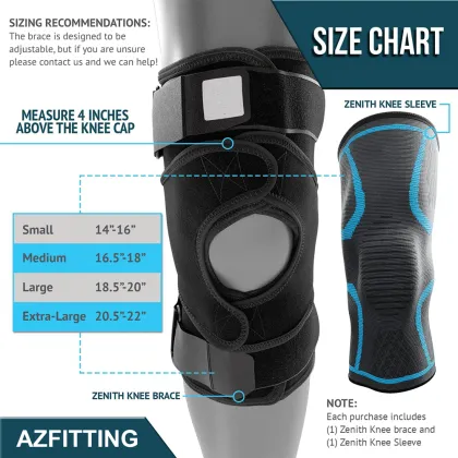 Unisex Compression Knee Support with Open Patellar Design for Sports and Squats