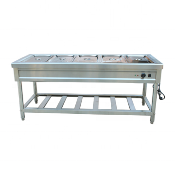 FW-5W Stainless Steel Food Warmer Stand for Restaurant Display