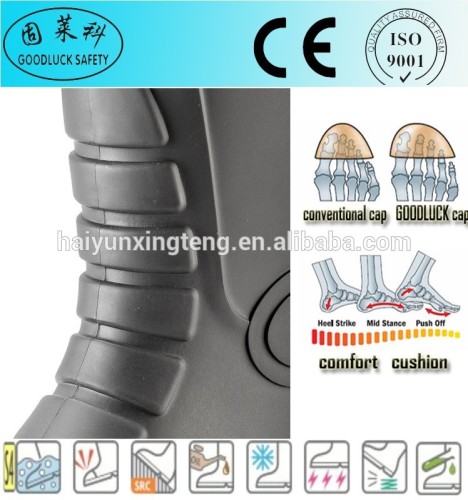 Industrial CE EN20345 Mining Heavy Duty PVC Rain Gumboots