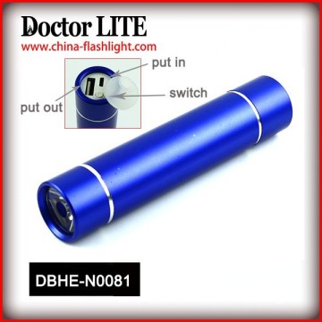 Cheap Most Powerful 1 W LED Rechargeable Aluminium Flashlight
