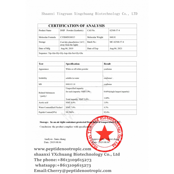 sleep-inducing peptide (dsip) acetate