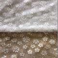 Tulle Mesh Laser Embroidery Fabric with Sequins