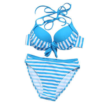 Women's Shadow Hipster Bikini Bottom Blue Color