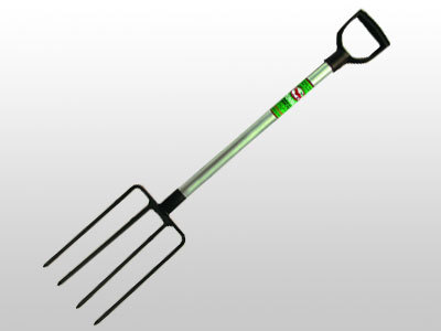 Metal Shaft and Plastic Grip Garden Fork