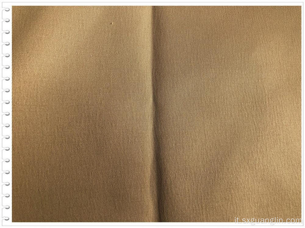 Tessuto in twill di spandex di cotone poliestere per giacca a vento