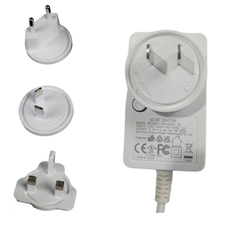 interchangeable power adaptor