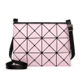 Customize geometrical rhomboid bag with one shoulder sloping cross small square bag for ladies