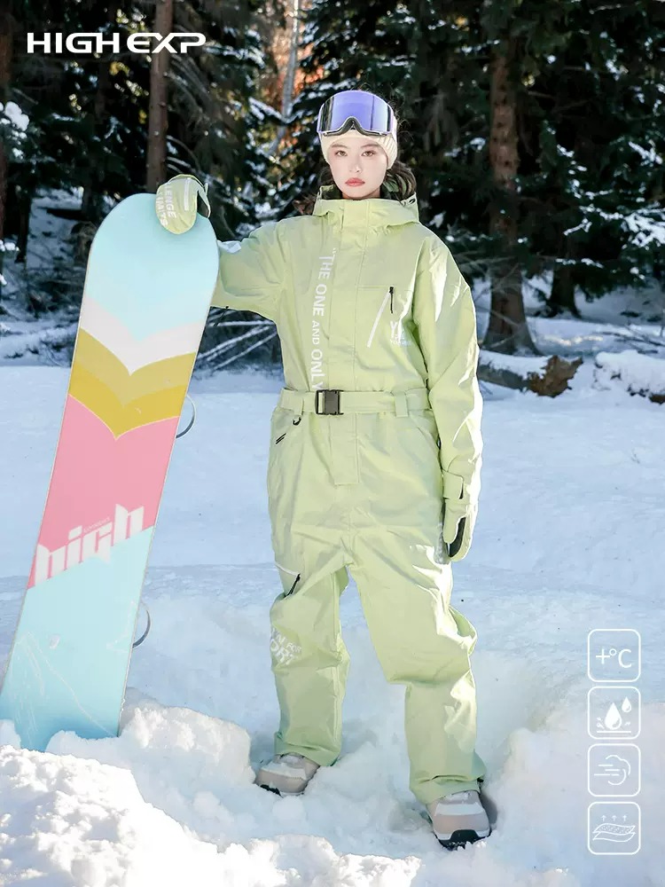 One-piece ski suit women's suit windproof