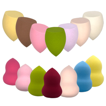 Washable Drop Bevel Applicator Makeup Sponge Foundation Blender Latex Facial Egg Puff