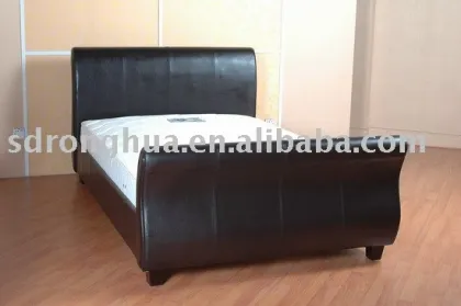 Leather double Bed 808