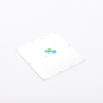 Metal plates of heatsinks panel