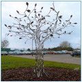 Große Garten-Edelstahl-Baum-Skulptur
