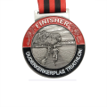 Médaille de cycle de natation sur mesure du défi du cycle