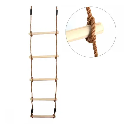 Outdoor Kids Climbing Game Hanging Ladder