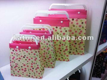 Red spot Non woven shopping bag gift bag