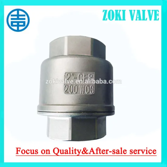 SS Vertical Check Valve 800PSI STAINLESS STEEL 304,316,LARGE QTY STOCK AVAILABLE.