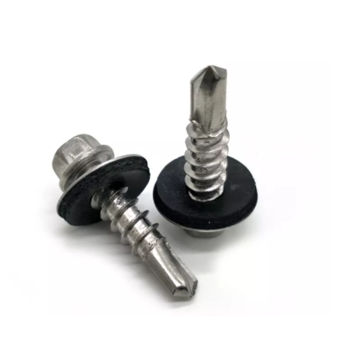 hex head self drilling screws with rubber washer