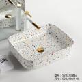 New style luxury home decor terrazzo wash basin