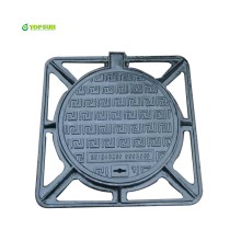 EN124 standard DN400 8 inch composite ductile iron manhole cover