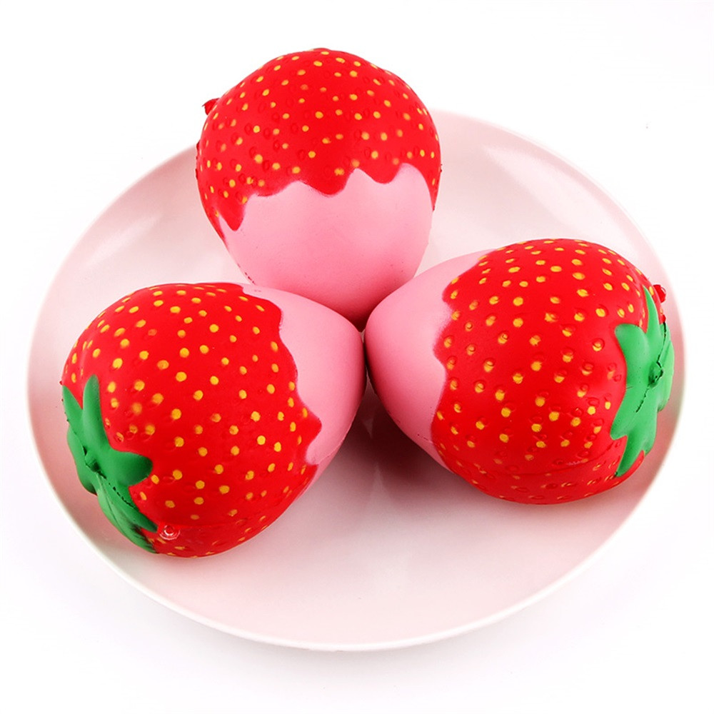 11.5cm Strawberry Squeeze Toys Scented Squishy Slow Rising Jumbo Collection squish stress reliever toys for children speelgoed