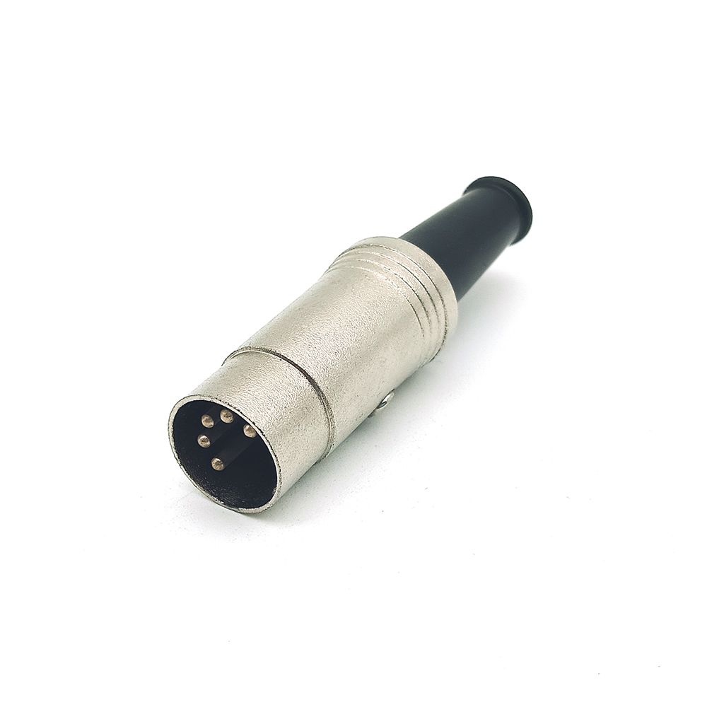 Din Male Circular Connector Panel Mount Midi Adapter