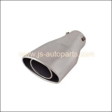 INLET 3.5 OUTLET 6.5X4 OVAL SLANT CUT NO RESONATED DBOLT-ON EXHAUST TIP