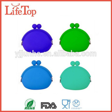 Mini Candy Color Cute Animal Change Silicone Coin Purse , Set of 4