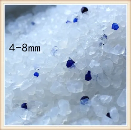 China Factory 3.8L Blue Silica Gel Cat Sand Cat Cleaning Fresh Crystal Cat Litter