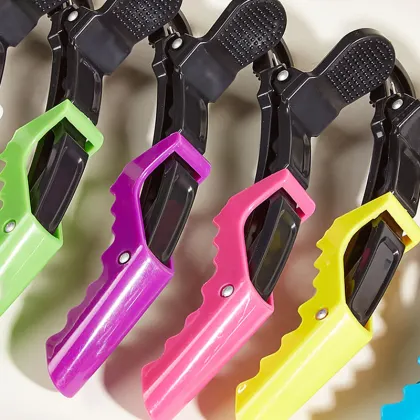 Custom Women's Salon Wholesale Crocodile Mouth Alligator Clip Hair Styling Tool