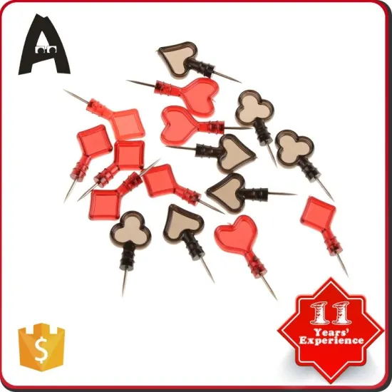 With quality warrantee factory directly flashing heart pin