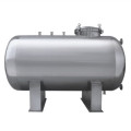 Horizontal distilled water storage tank