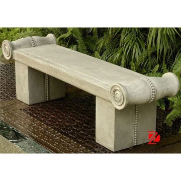garden outdoor carving stone bench