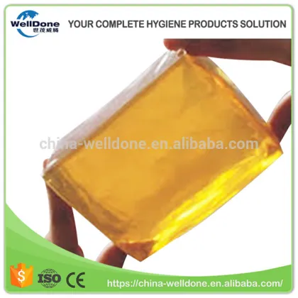 Sanitary Napkin Raw Materials Structure Hot Melt Glue with ISO