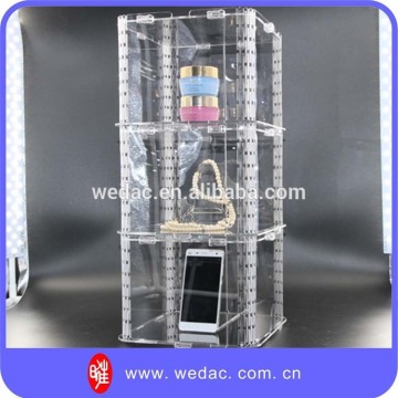 Clear plexiglass jewelry box acrylic jewelry display stand