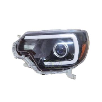 GLOBAL PANDA High Quality 2011 Tacoma Halogen/LED Head Lamp for Toyota 2012-2015 USA