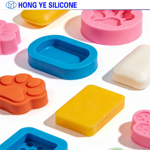 Colored Liquid Silicone Soap Mold for Creative Casting