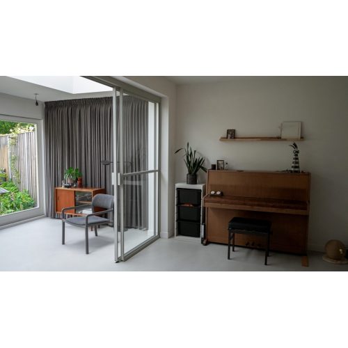 aluminium glass doors Aluminum door stack sliding grill glass design door Supplier