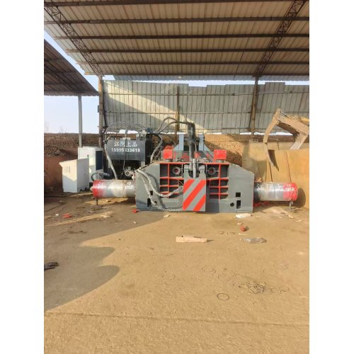 Sistema avançado de enfardadeira hidráulica de metal