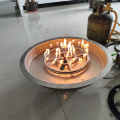 Round Gas Fire Pit Table Burner