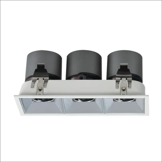 Adjustable Angle LED Recessed Downlight Grill for Hotels